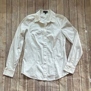 The Limited Classic White Button Down Shirt